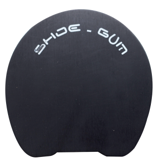 Paire de plaques à Coller Amortissante SHOE GUM Noire 4mm