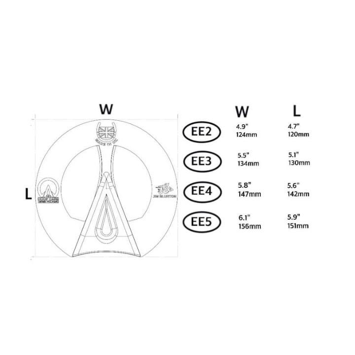 Plaque JB Eclipse avec support furcal "EE"