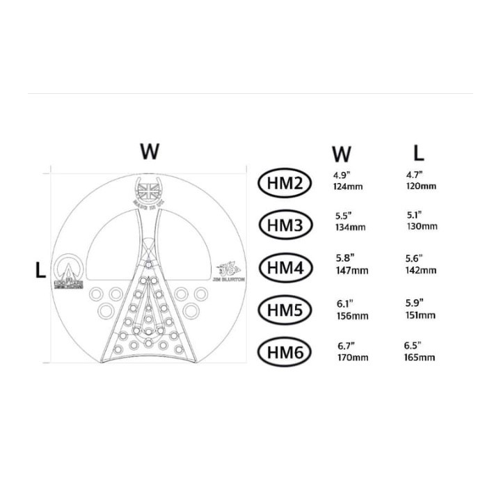 Plaque JB avec support Furcale perçée HM
