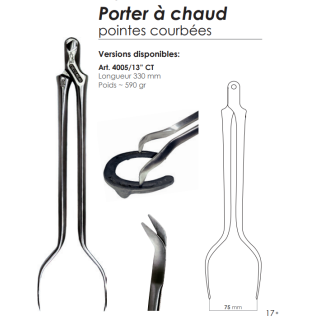 Pince à Porter à chaud ICAR Embout Courbe