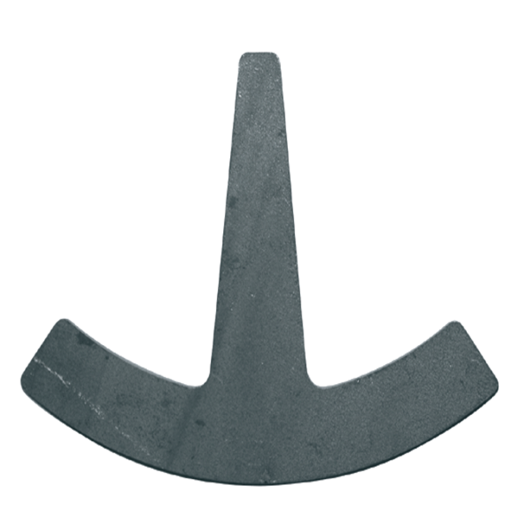 Pièce Acier pour Fer en Coeur Ep 8 mm